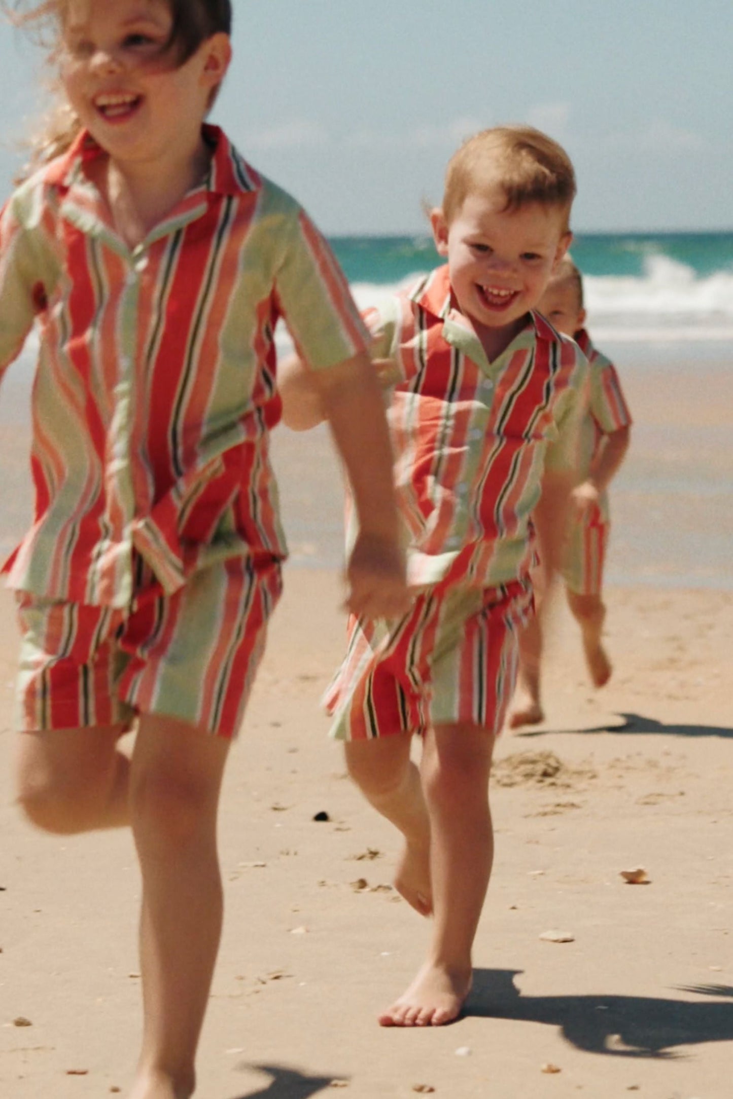 Unisex Children's Sleep Set - Cotton Modal - Holiday Stripe