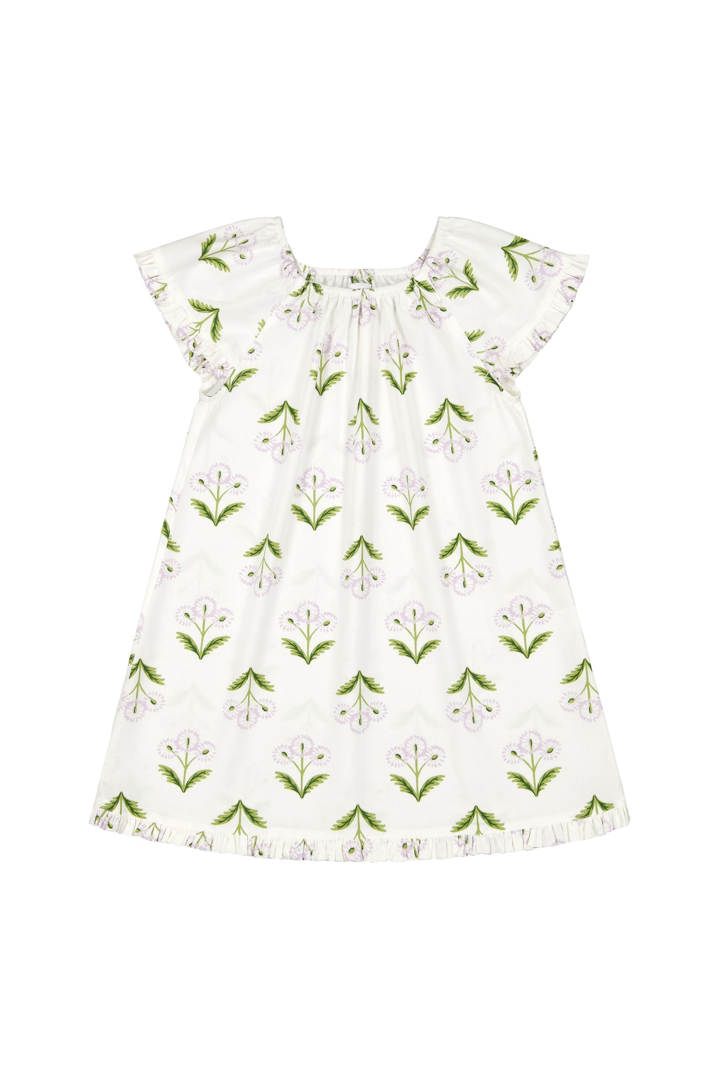 Girls Betty Lounge Dress - Dandelion Lilac