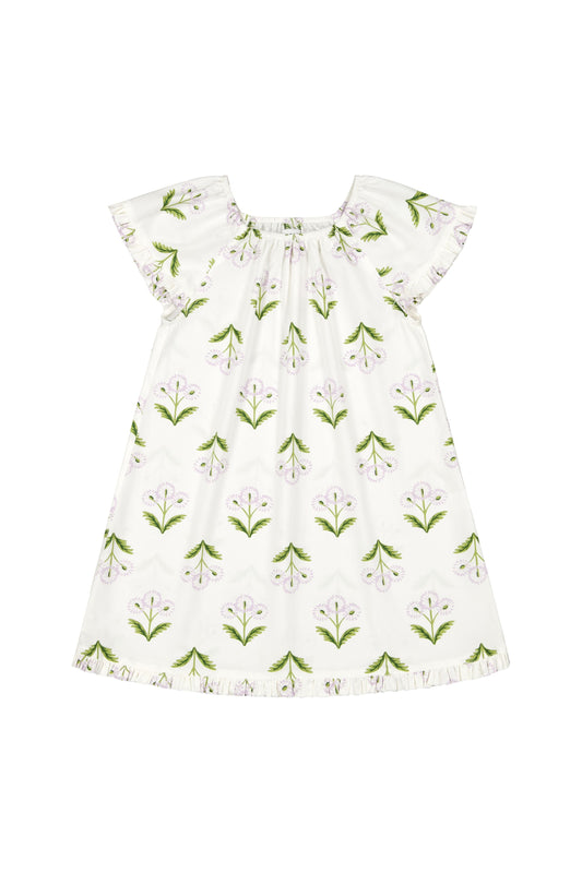 Girls Betty Lounge Dress - Dandelion Lilac
