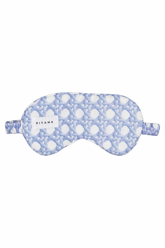 Eye Mask - ECOVERO™ - Rattan - Cornflower Blue