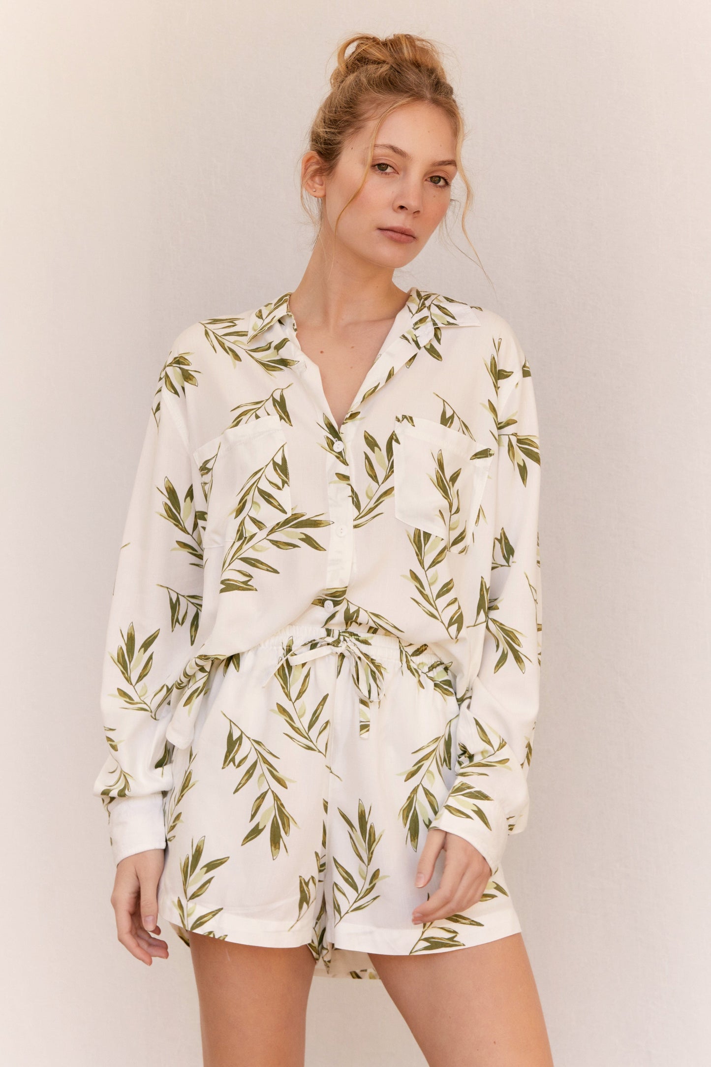 Marlon Sleep Set - Olive Leaf