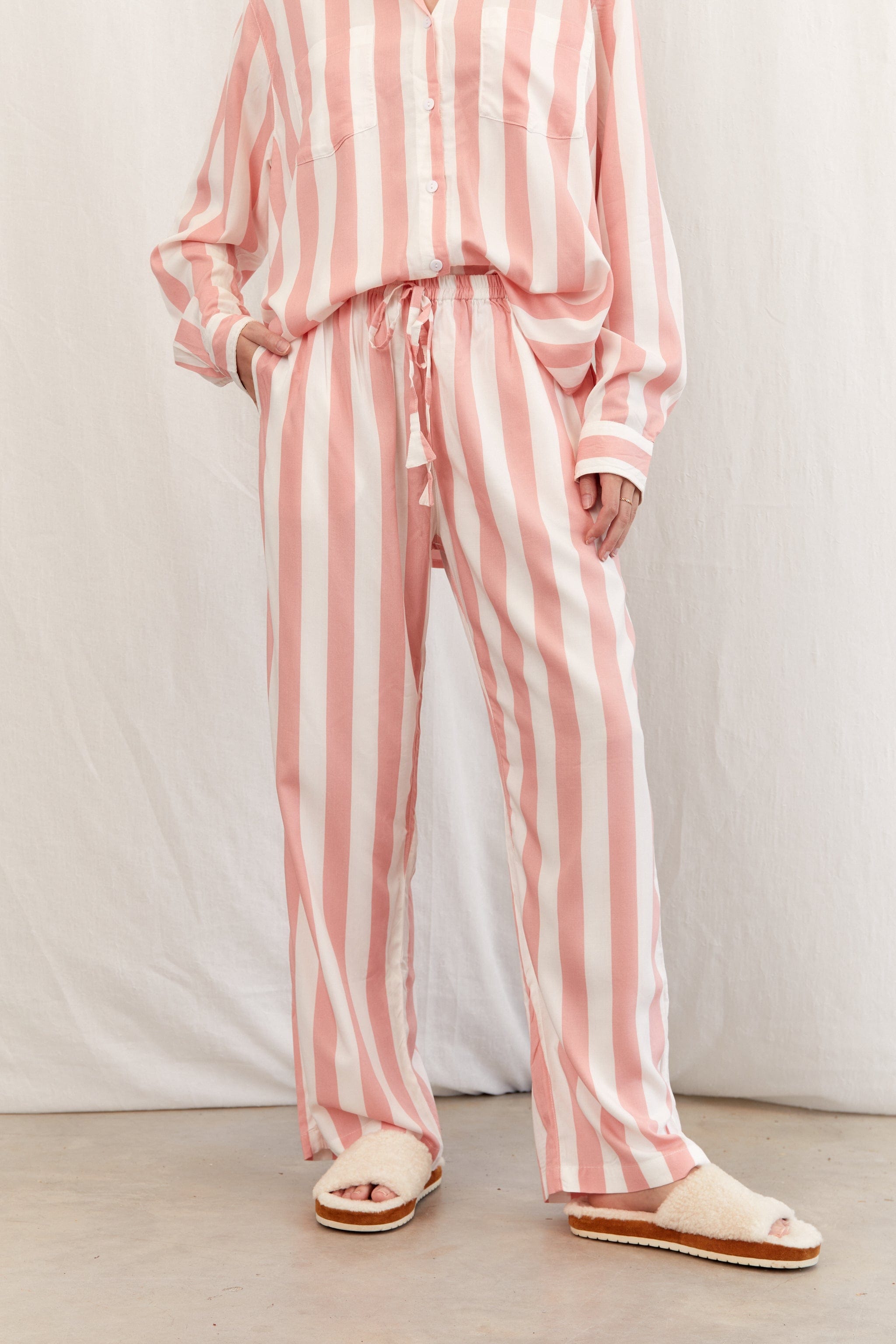 MARLON STRIPED PINK PYJAMA MARLON STRIPED PINK PYJAMA