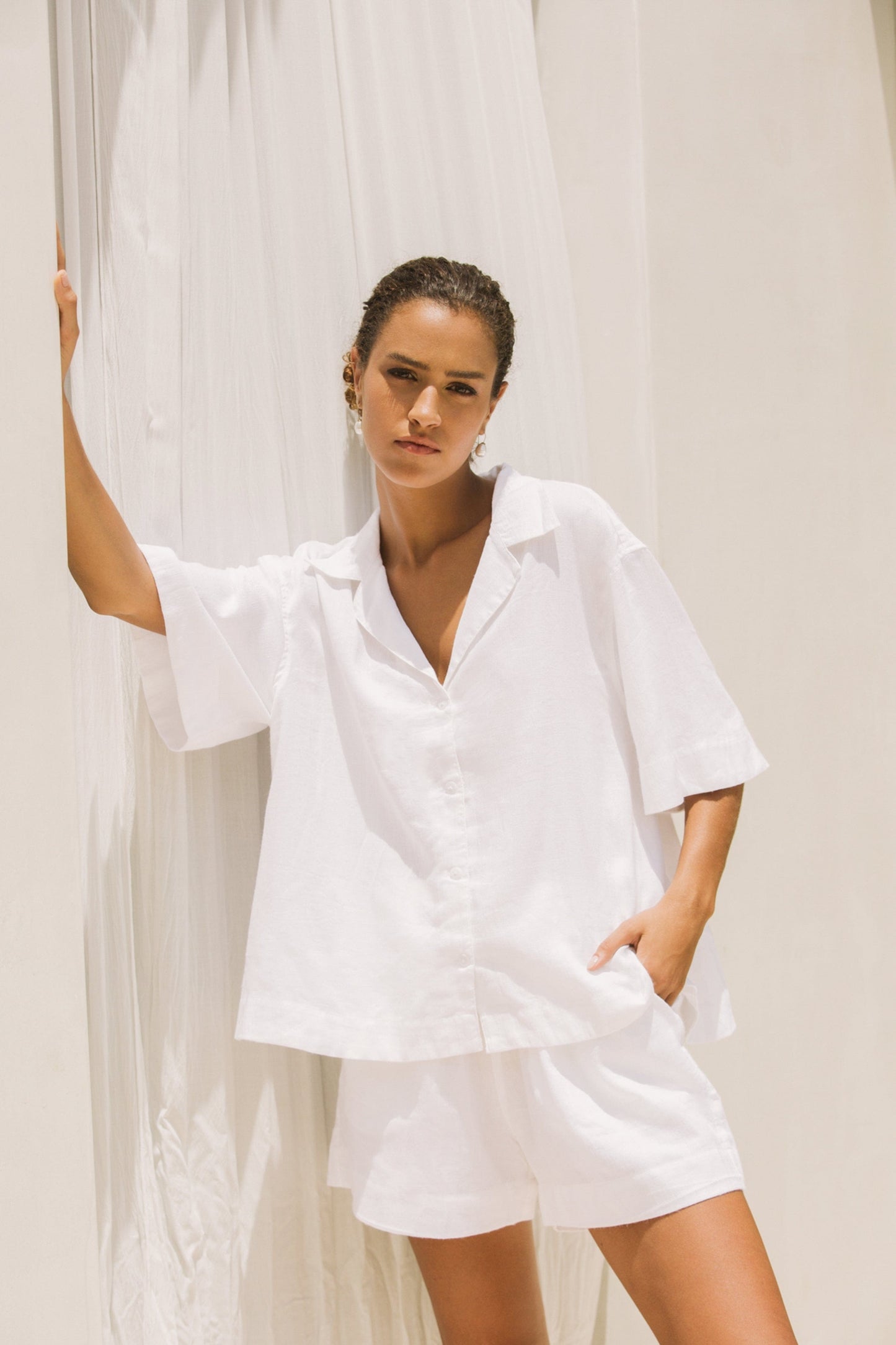 Lounge Set - Lyocell Linen - Coconut